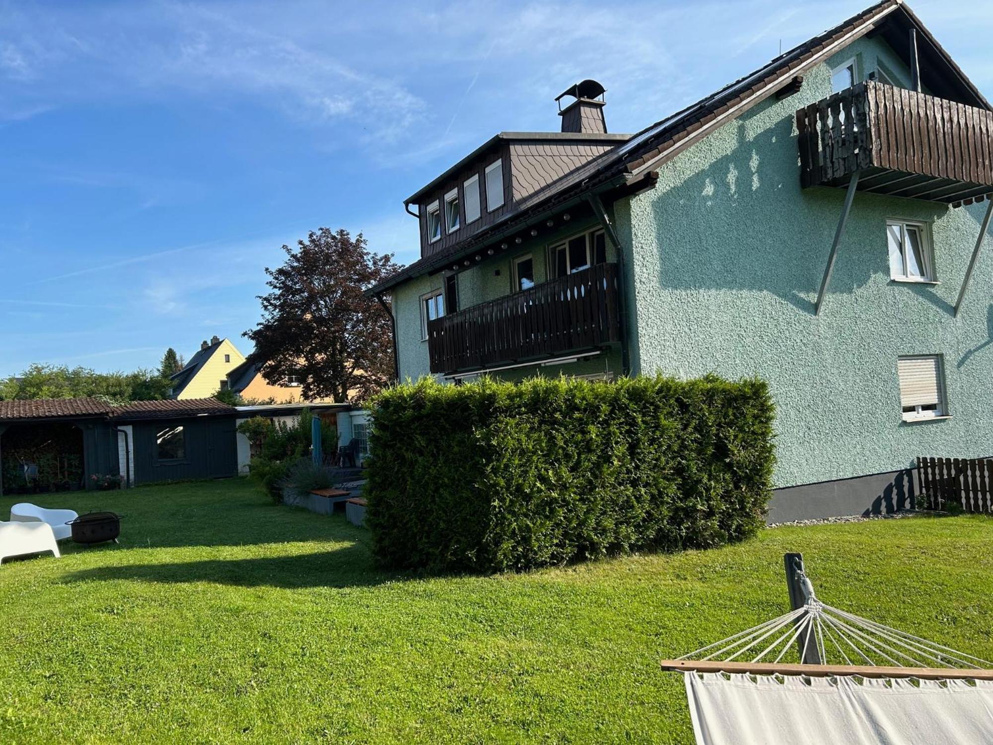 Apartment Kornbergblick Schwarzenbach an der Saale Eksteriør bilde